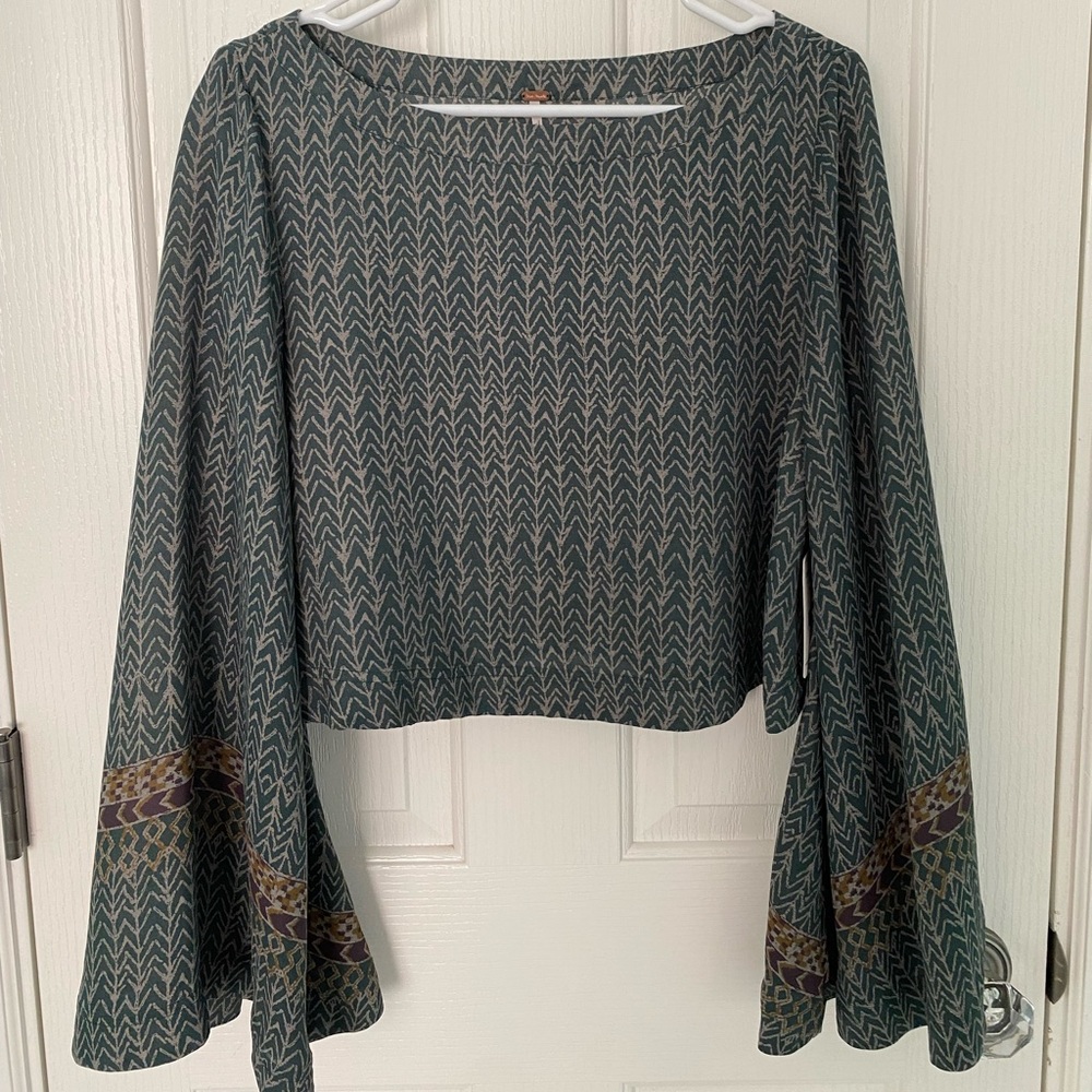 Free People long sleeve blouse
